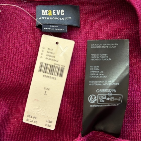 NWT Size L - Maeve Square-Neck Bell-Sleeve Sweater - Picture 15 of 16